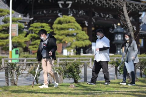 清掃活動の様子